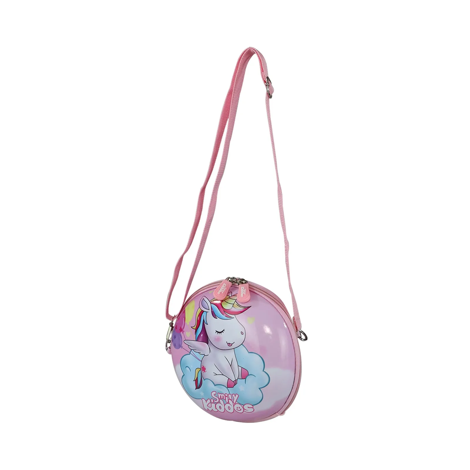 Smily Kiddos Eva Shell Backpack - Unicorn Theme Pink