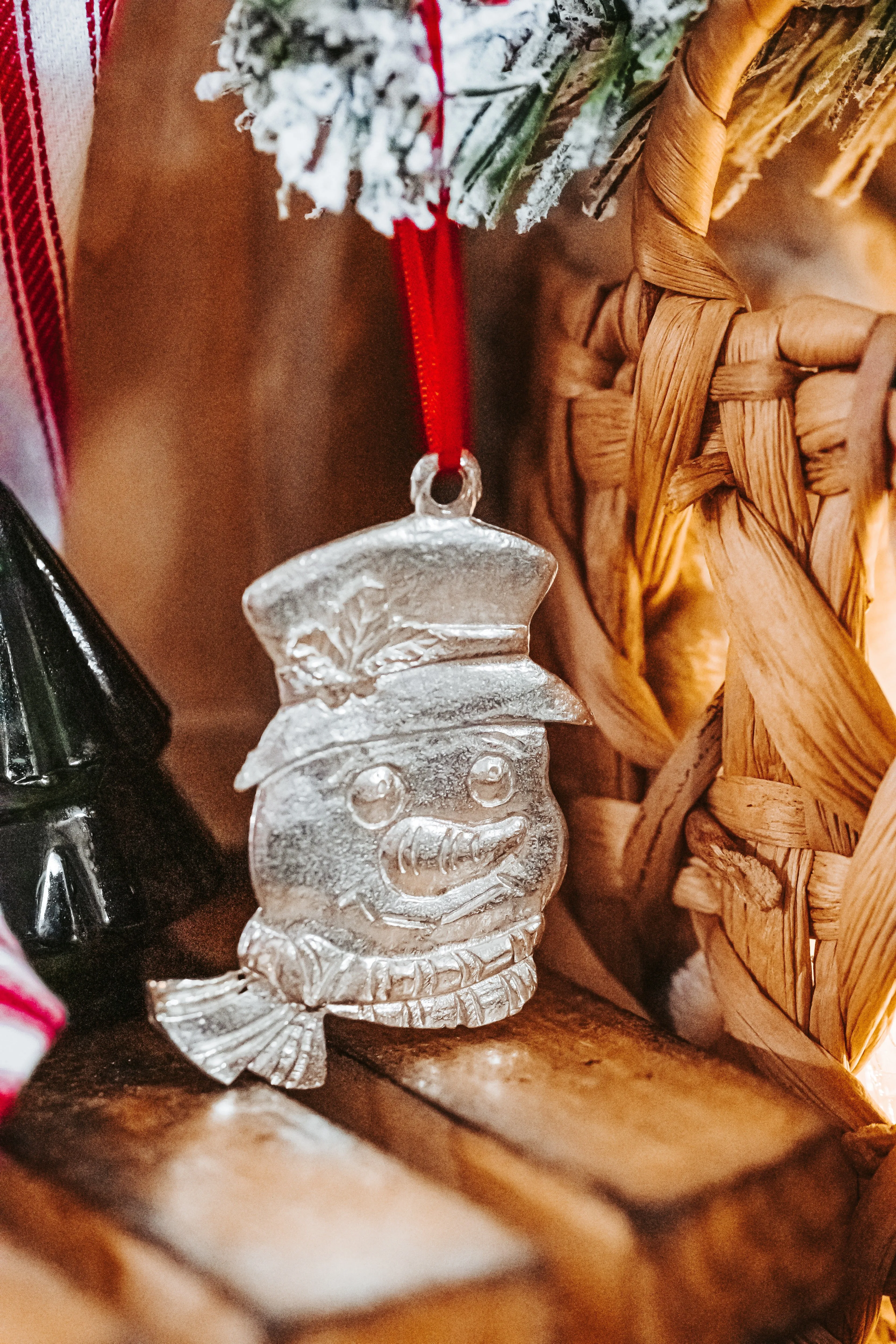 Snowman Christmas Ornament - Individual or Gift Set