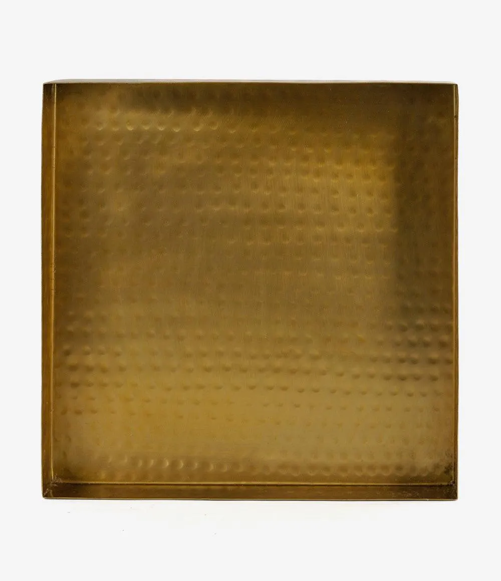 Square Gold Tray