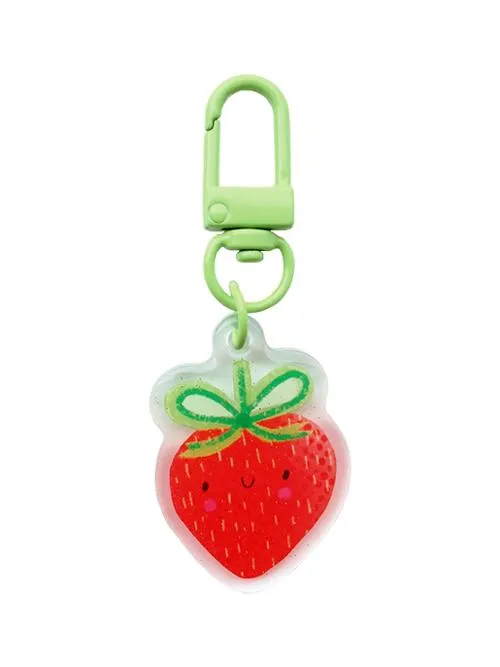 Strawberry Glitter Charm Pull from Lizzie House