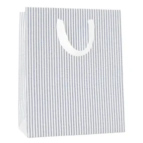 Sugar Paper - 'Blue Ticking Stripe' Gift Bag (1CT)
