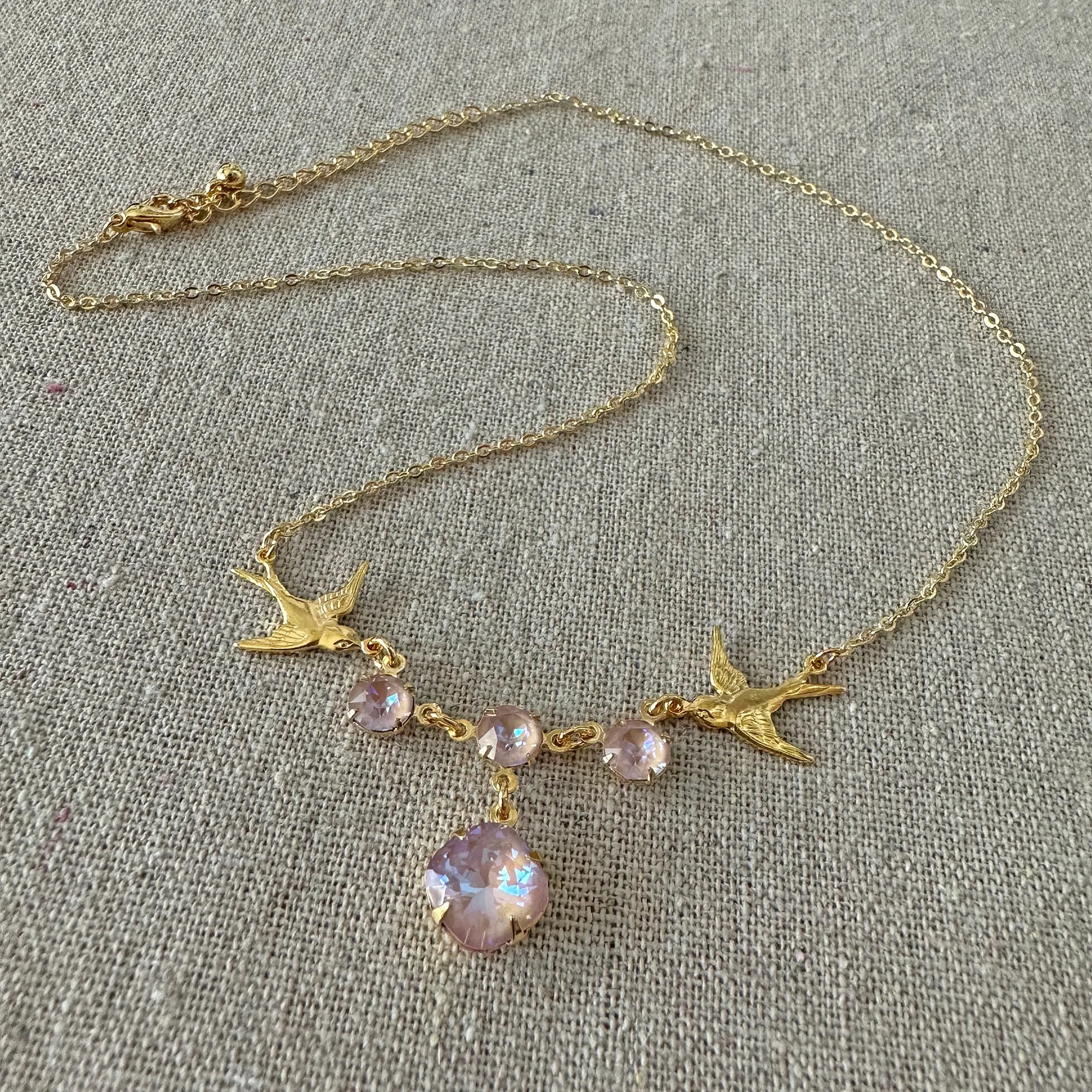 Swooping Swallows Necklace