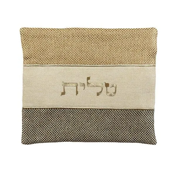 Tallit Bag - Thick Materials - Black   Brown   Linen