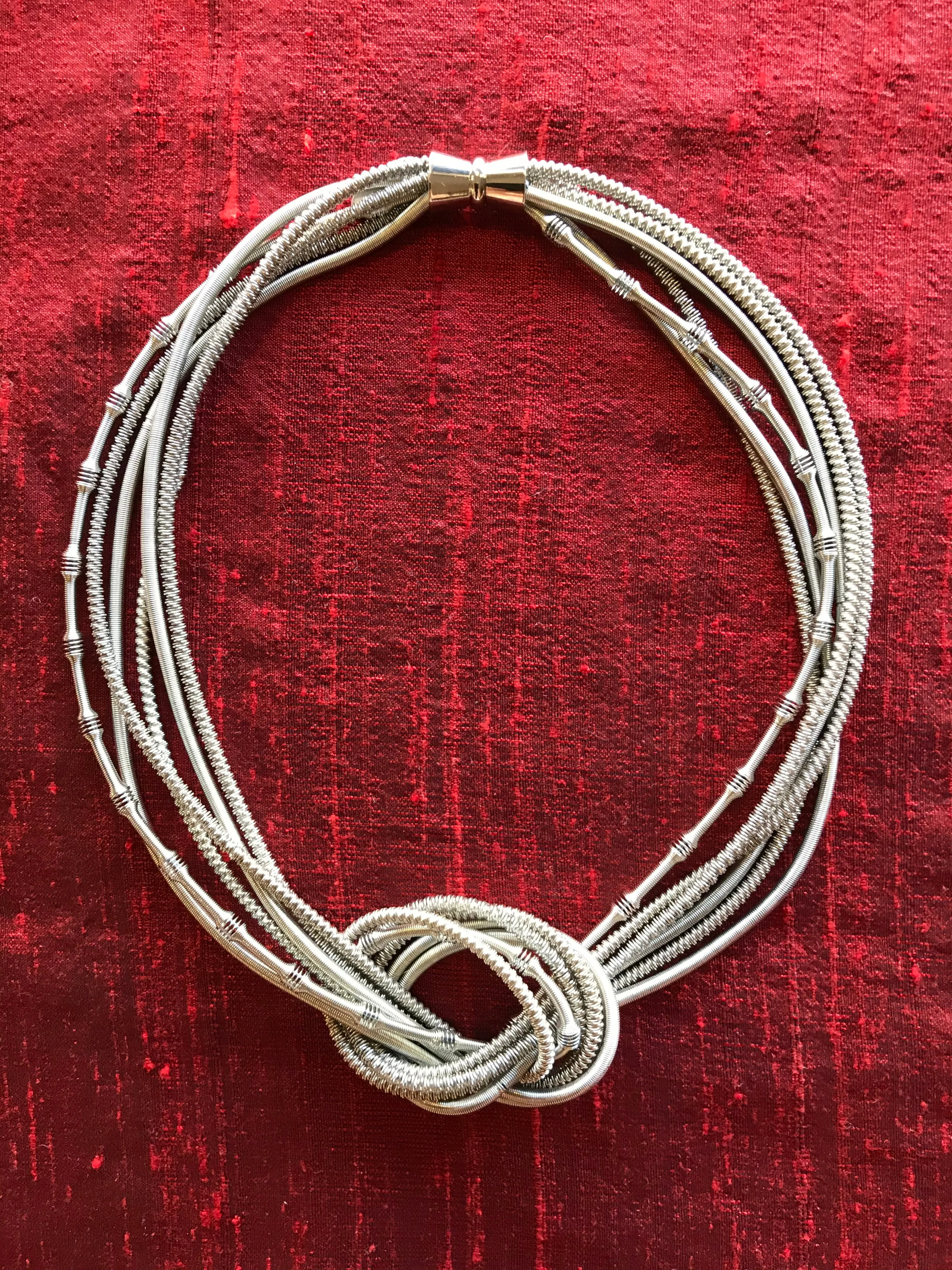 Texture Large Knot Necklace
