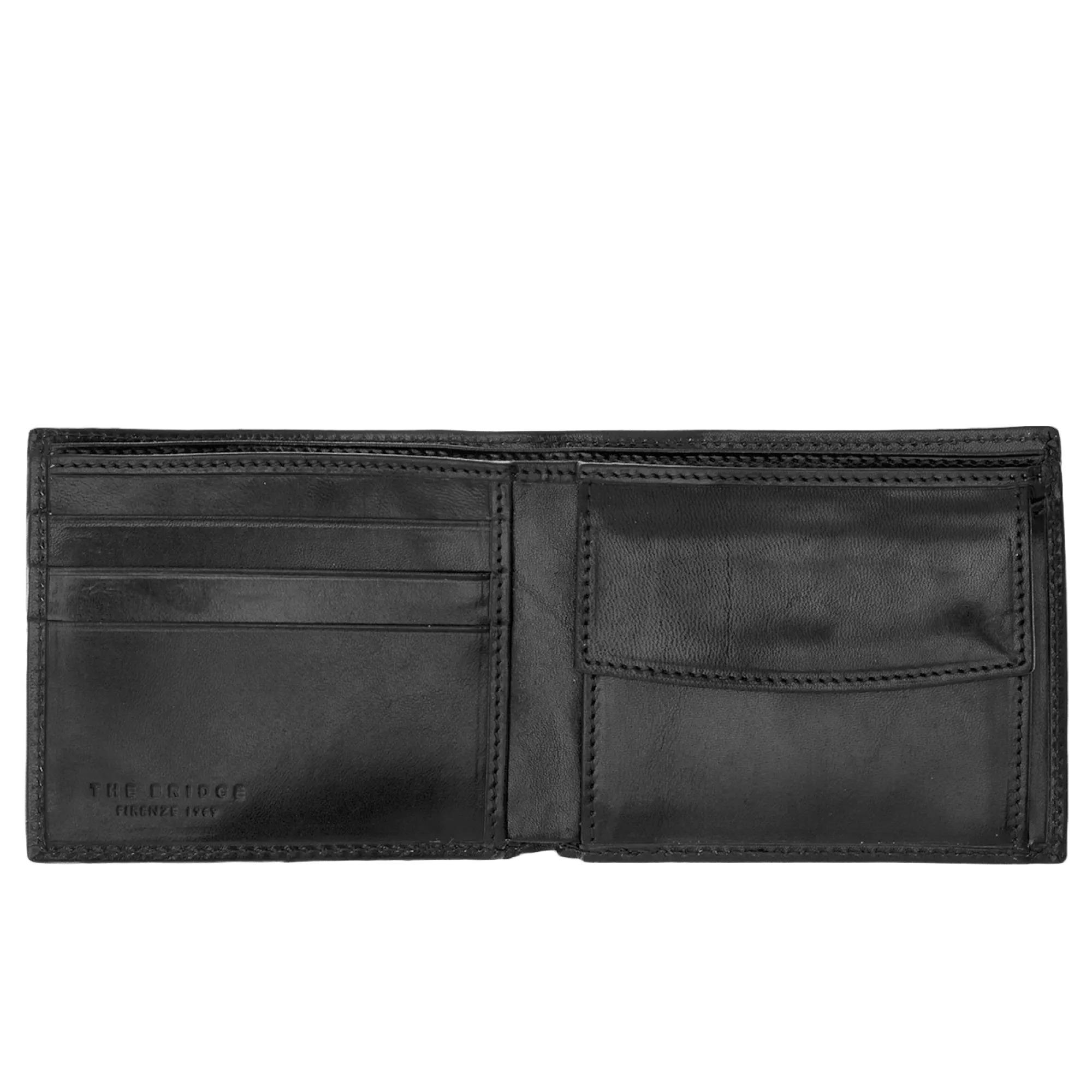 The Bridge Story Uomo Men's Wallet with 3 CC Slots and Coin Purse