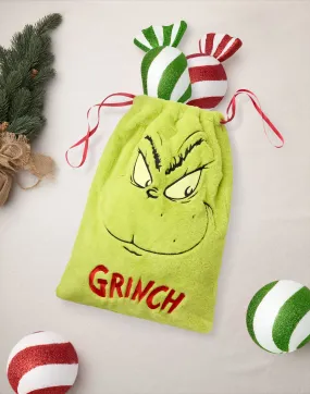 The Grinch Drawstring Sack Bag