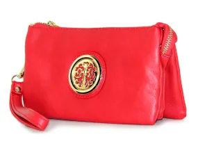 The Janey Jane Wallet Crossbody - Red