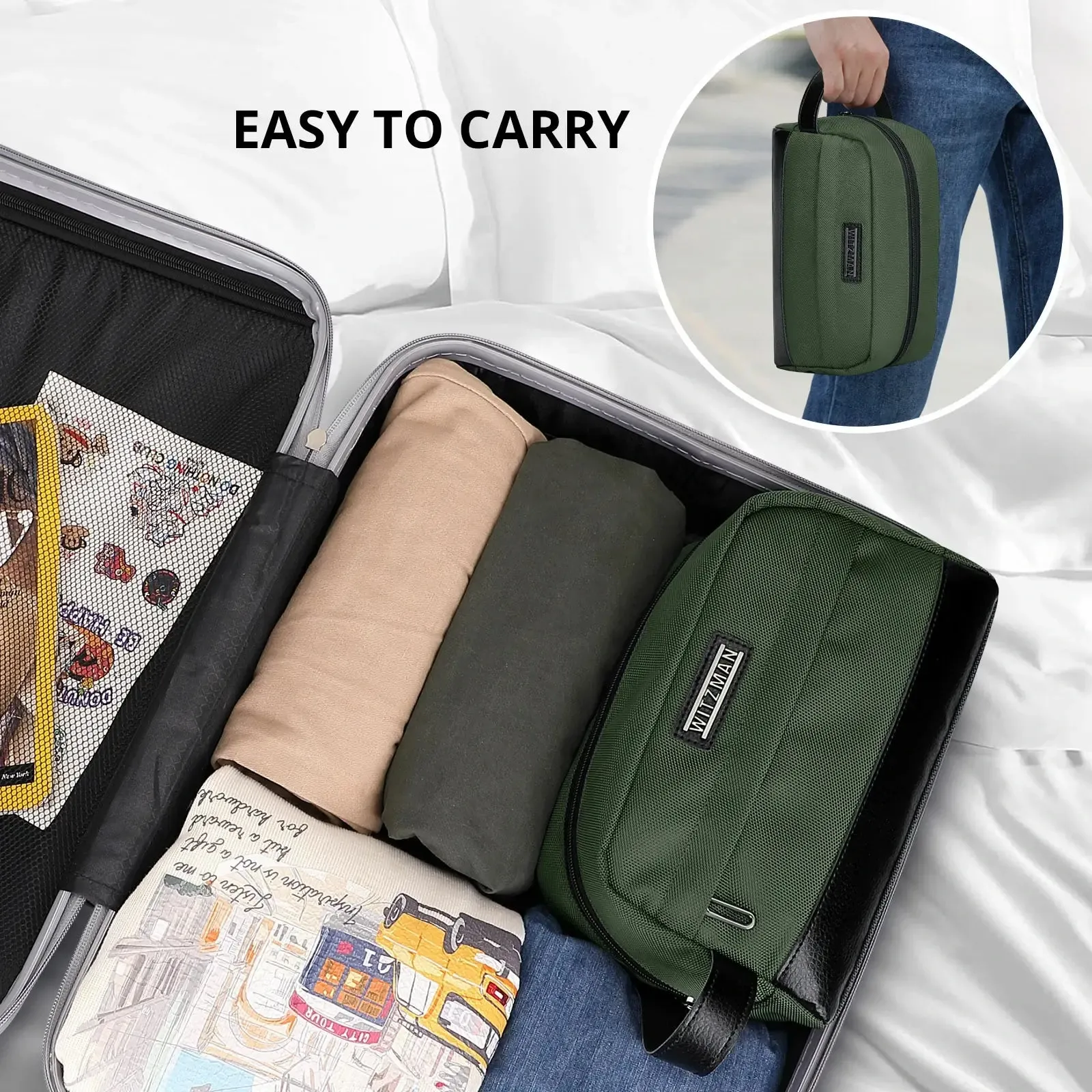 Toiletry Bag Lightweight Water-Resistant