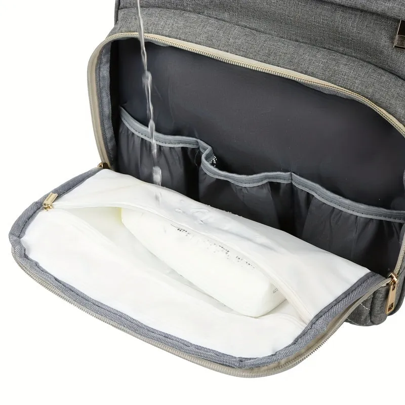 Ultimate Travel Mommy Bag with WetDry Storage , Camping Essential