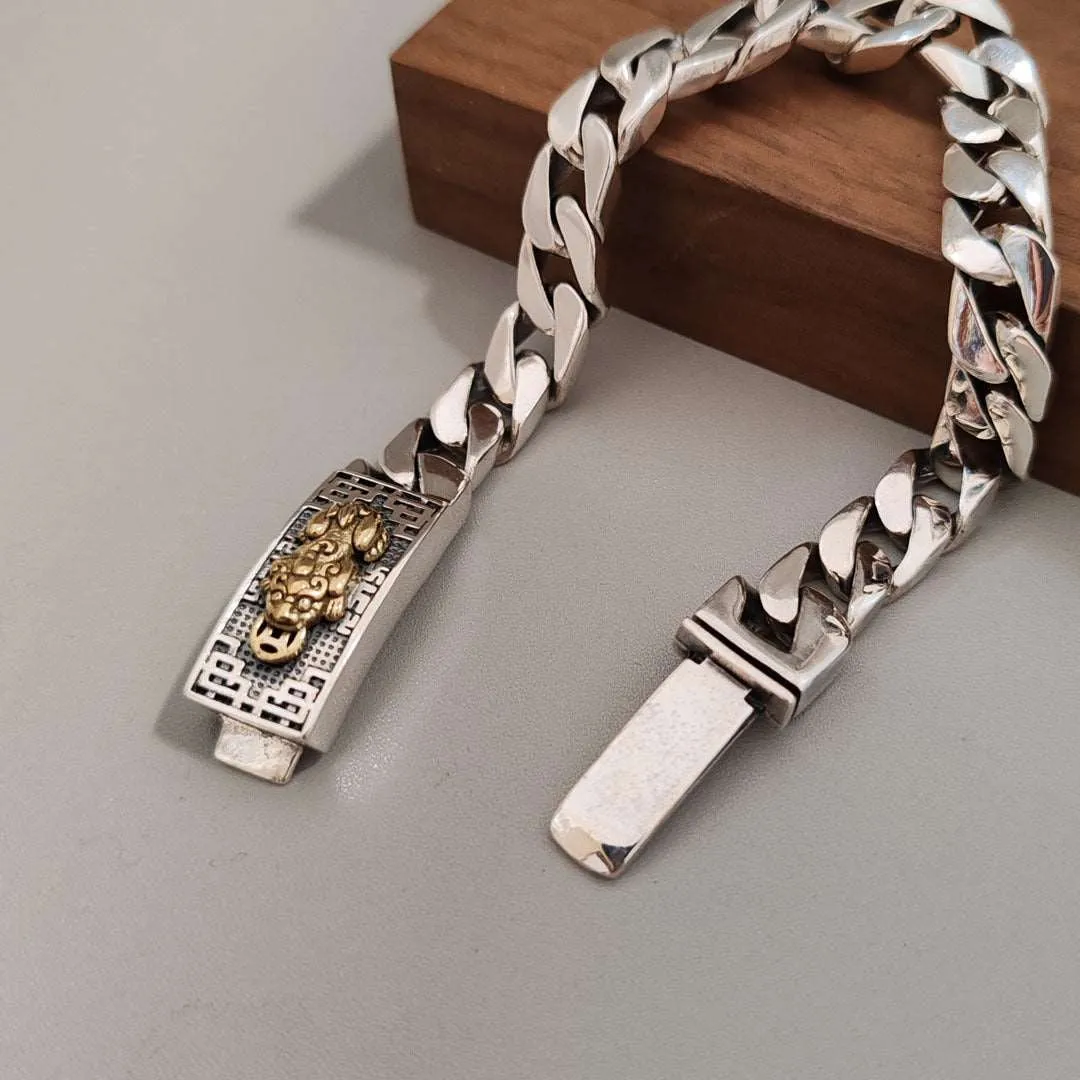 Unisex Cuban Bracelet S925 Silver