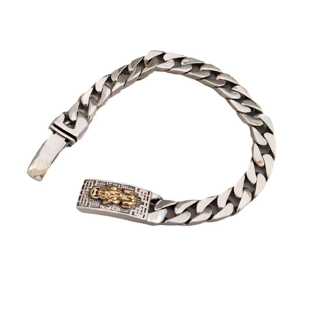 Unisex Cuban Bracelet S925 Silver