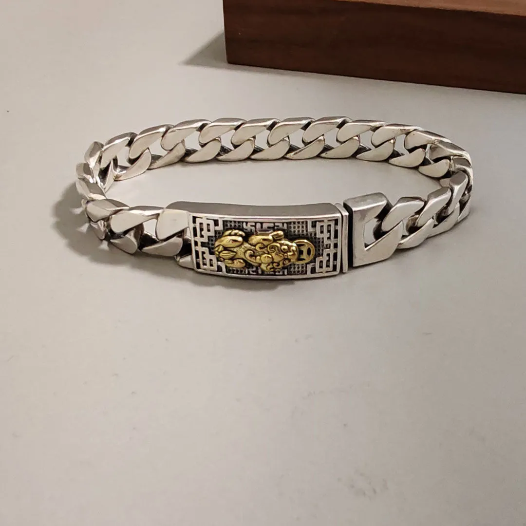 Unisex Cuban Bracelet S925 Silver