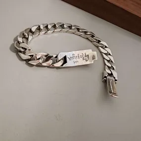 Unisex Cuban Bracelet S925 Silver