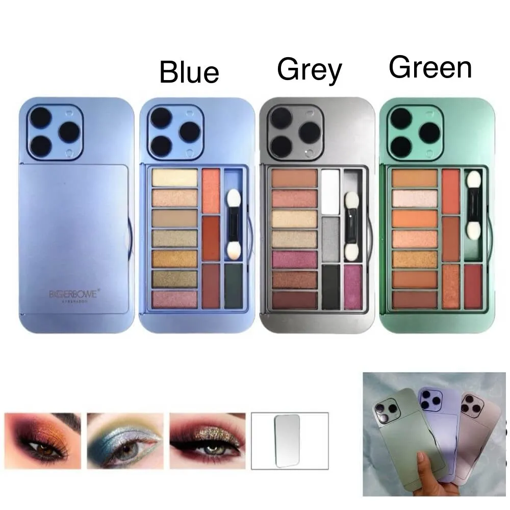 Viral Phone Eyeshadow Palette Matte Glitter Waterproof & Long-lasting Phone Palette