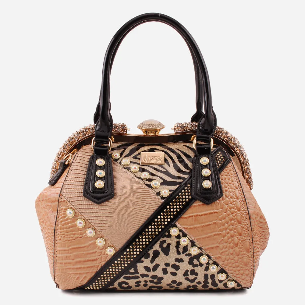 Women "EIDDE" Casual Hand Bag with Cross Body Strap with Detachable Buckle