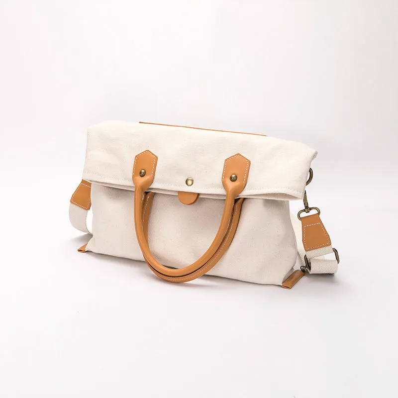 Womens Canvas Crossbody Tote Shoulder Handbags