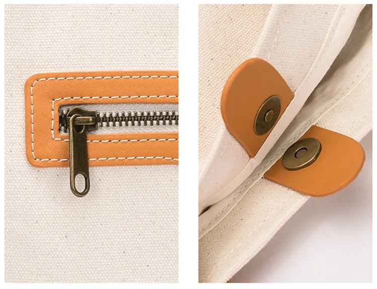 Womens Canvas Crossbody Tote Shoulder Handbags