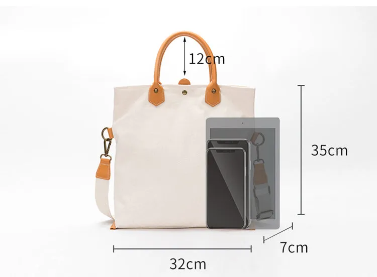 Womens Canvas Crossbody Tote Shoulder Handbags