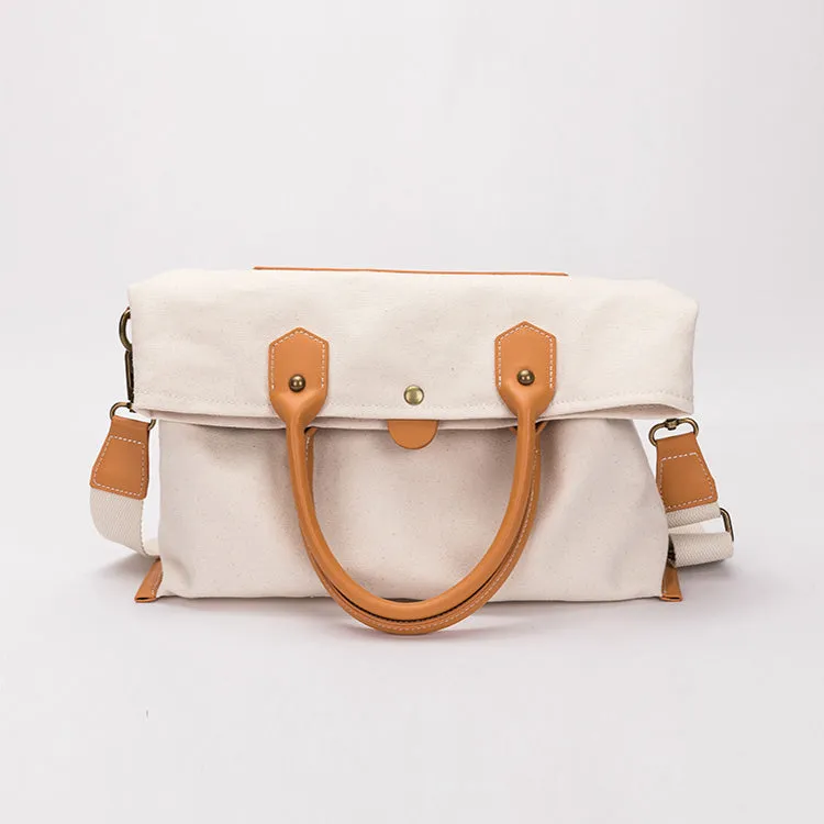 Womens Canvas Crossbody Tote Shoulder Handbags