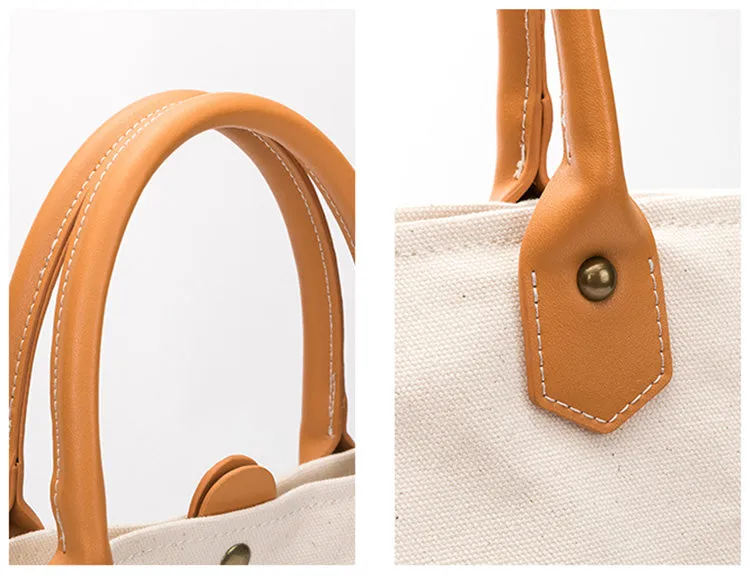 Womens Canvas Crossbody Tote Shoulder Handbags