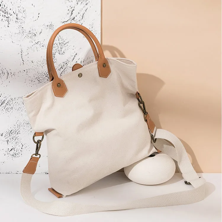 Womens Canvas Crossbody Tote Shoulder Handbags