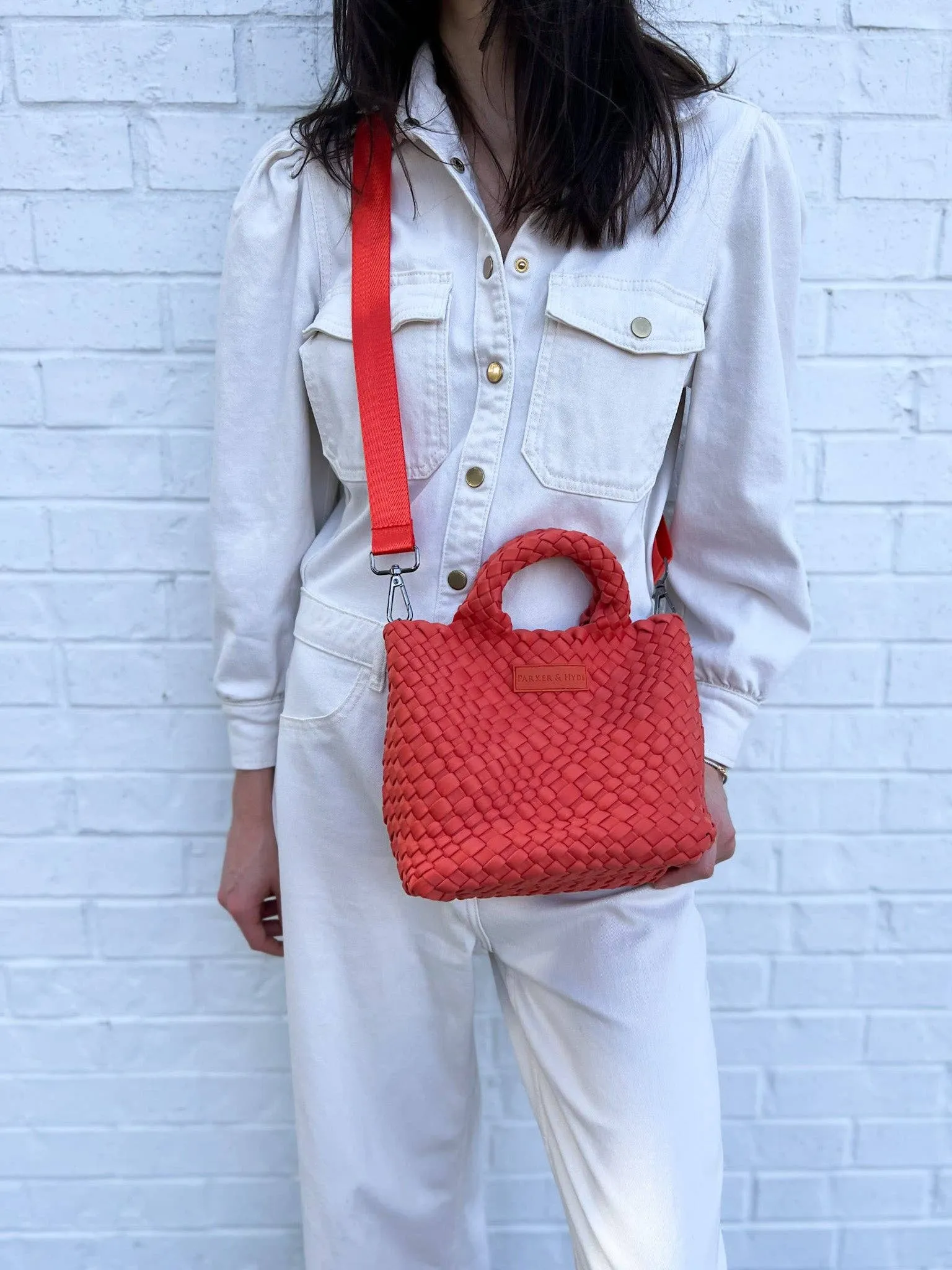 Woven Mini Tote Bag