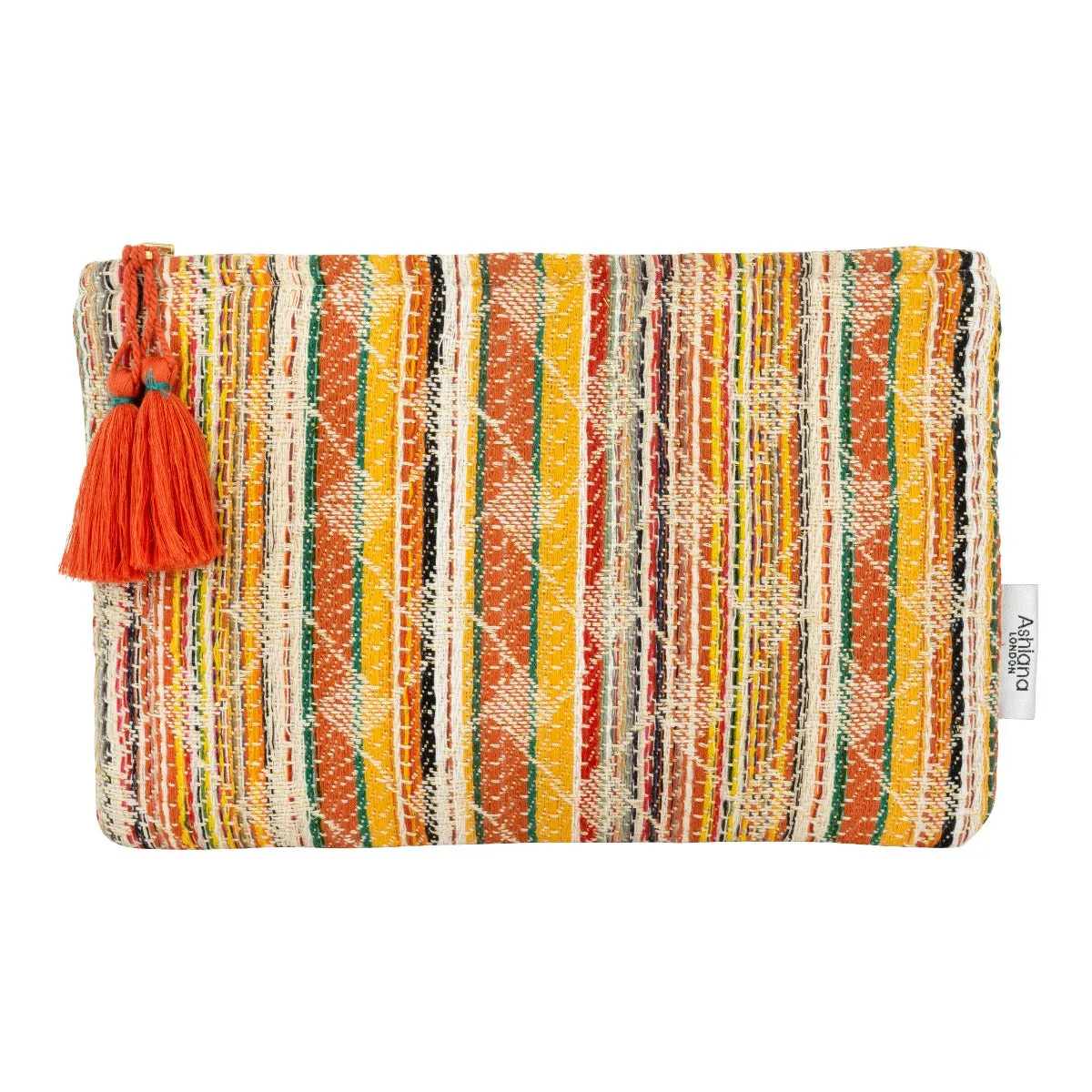 Yellow & Orange Carpet Pouch